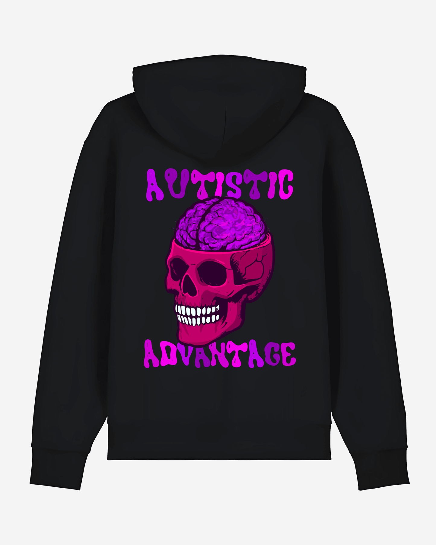 Autistic Advantage Hoodie | Mockup Back - Flow Project