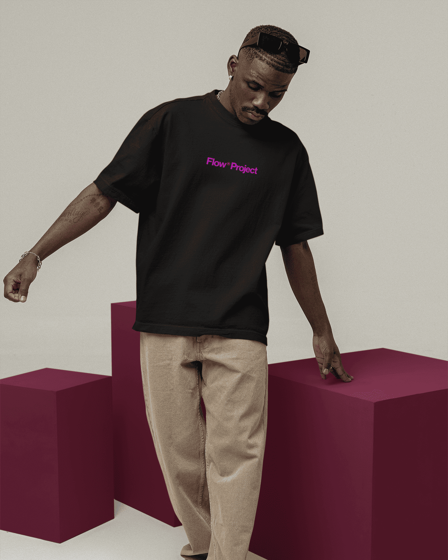 Autistic Advantage T-shirt | Male Model Front - Flow Project