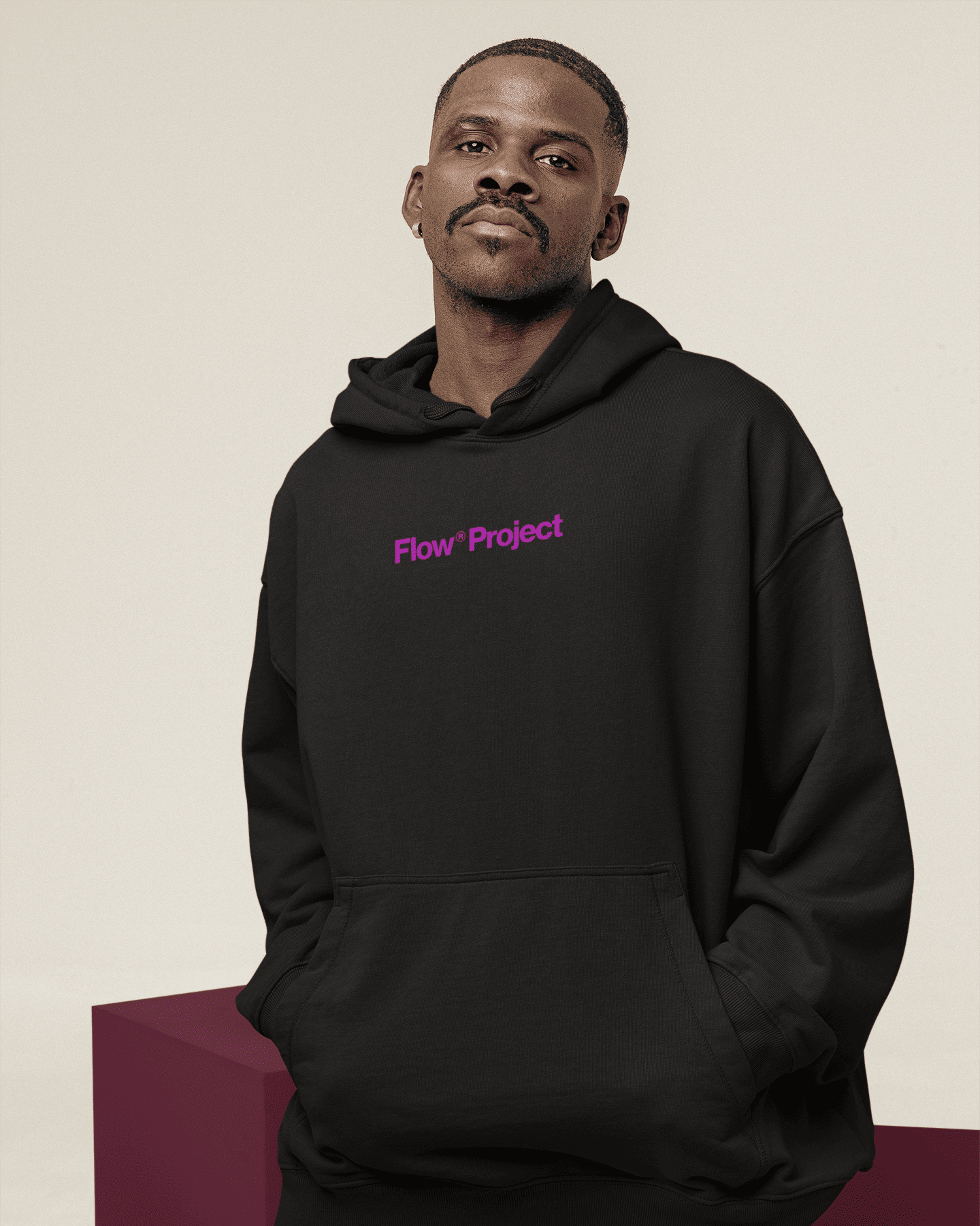 Autistic Advantage Hoodie | Male Model Front - Flow Project