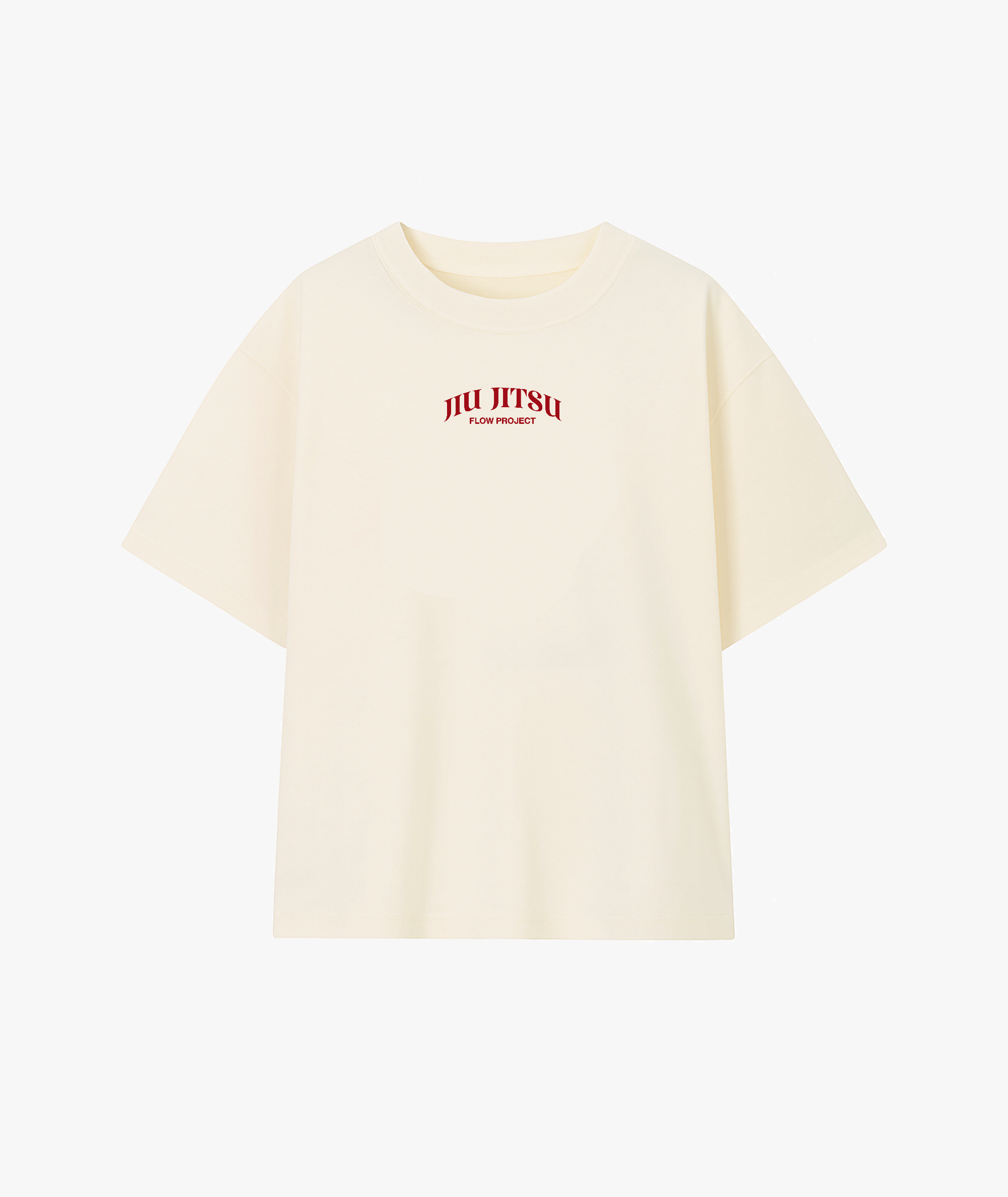 Gentle Constriction off white oversize t-shirt front