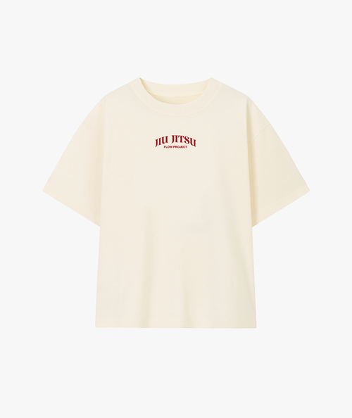 Gentle Constriction off white oversize t-shirt front