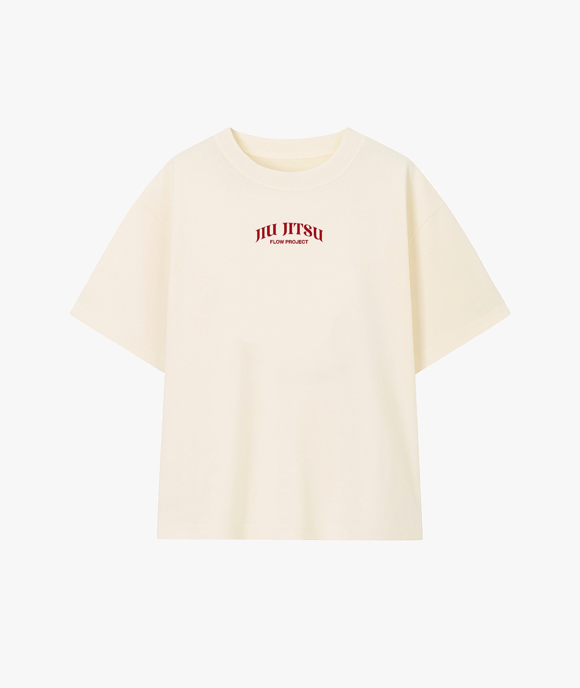 Vitruvian Man off white oversize t-shirt front
