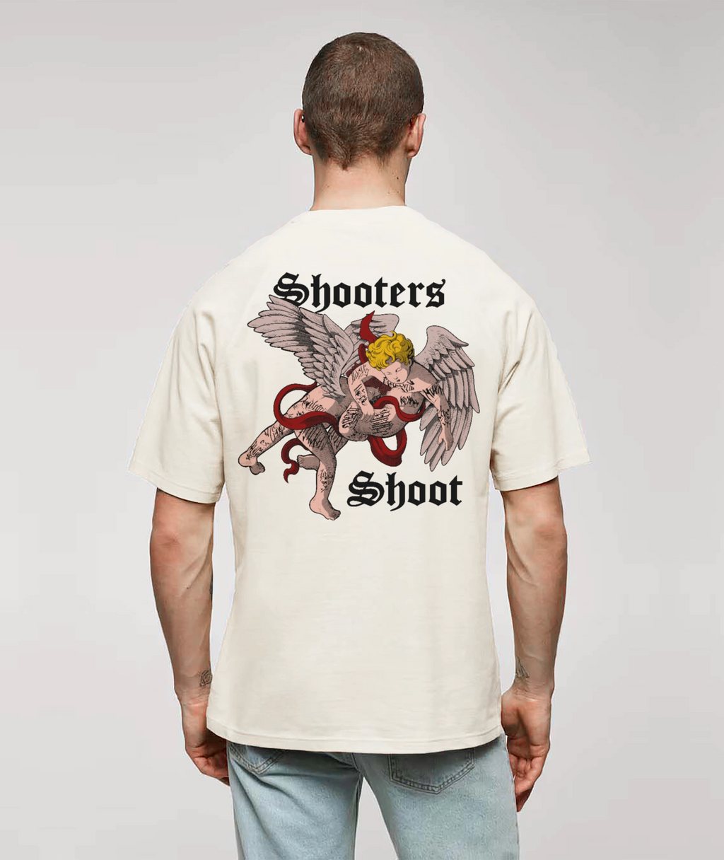 Wrestling Suplex T-shirt back model